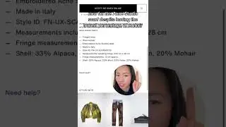 Acne Studios Scarf dupe!