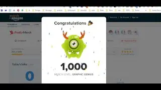 كيف انشاء حساب ميرش تير 1000 مجانا بدون - Method accepted Merch by Amazon tier 1.000