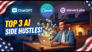 Top 3 AI Side Hustles for College Students 🇺🇸  Best AI Business Ideas to Start with Zero Skills
