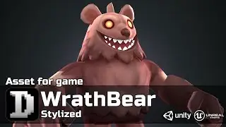Stylized - WrathBear | 3D | For UE/Unity | Game Ready