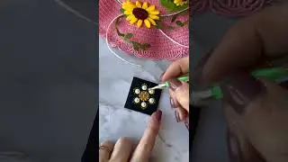 Dot Art Pattern |Mandala palette | DotArt painting #dotart #palette #beginnerarttips