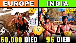 தமிழ்நாட்டு வெயிலில் உருகிய Europe மக்கள் 😰 Europe Heatwave | Tamilnadu Heatwave | India Heatwave