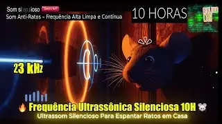 🔥 Frequ&ecirc;ncia Ultrass&ocirc;nica Silenciosa 10H 🐭 | Som Anti-Ratos Que Muitos Est&atilde;o Testando no Ambiente 🌙