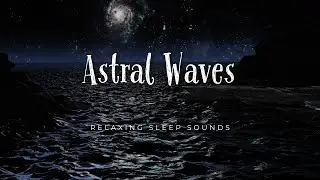 Starry Horizons: Ocean Waves under the Night Sky