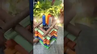 Diy Pen Holder Craft 🖊️😱 #easypapercraft #artandcraft #shorts #diy #penholder #foryou #viralshort