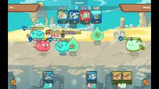 HOW I BEAT HEALER PLANT AT THE BACK USING AQUA BUG PLANT! AXIE INFINITY