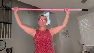 🌟 Stretch & Strengthen with the Bamboo Yoga Stick - Ultimate Mobility & Posture Support! 🧘&zwj;♀️✨