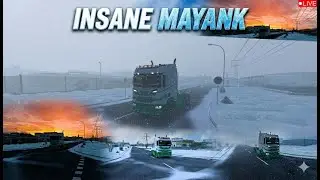 ETS2 Winter Mod LIVE ❄️ | Snowy Roads, Realistic Driving & Cozy Trucking Gameplay