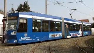 Stra&szlig;enbahn Braunschweig - Braunschweig Tramways - Route 4 - Radeklint to Helmstedter Stra&szlig;e