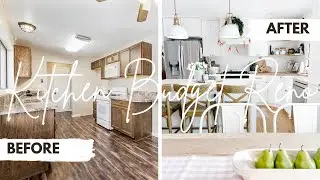🖤NEW🖤 KITCHEN RENOVATION ON A BUDGET | DIY FULL KITCHEN RENOVATION | BEFORE AND AFTER