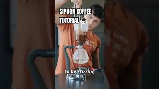 The strangest way to make coffee? Siphon Coffee Tutorial #homebarista #barista #coffee