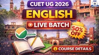 CUET UG 2026 | ENGLISH LANGUAGE | ONLINE BATCH 1 | With new syllabus #cuet2026 #cuetenglish