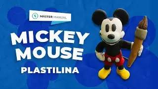 🏰🐭 Como hacer a MICKEY MOUSE con plastilina 🐭🏰 // ArtistaDonManual