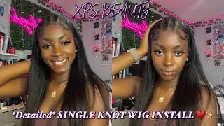 😍 Affordable *Single Knots* Lace Wig |Beginner Friendly| Ft. XRSBEAUTYHAIR