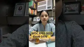 😵 UPSC EPFO 2025 EXAM DATE | VYASA IAS
