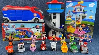 13 Minutes Satisfying with Unboxing Cool Paw Patrol Rescue Truck and Command Center Playset Review