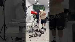 Barber Turns Waste Hair Into a Realistic Spider Art 🕷️✂️