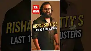 Rishab Shetty's Last 10 Blockbusters 🔥 #shorts #rishabshetty