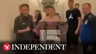 Russian and Ukrainian football teams brawl after checking into same hotel