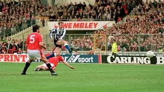 Sheffield Wednesday 1 Manchester United 0 | Rumbelows Cup final winning goal!