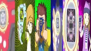 Digimon Frontier Evolutions Unison (English Dub) Spirit, Beast Spirit, Fusion, Uninity Evolutions