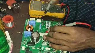 Lg inverter double door fridge PCB repair in tamil / how to check and replace IPM in lg inverter pcb