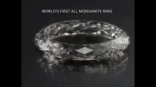 WORLD&rsquo;S FIRST ALL MOISSANITE RING
