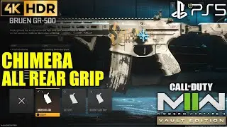 All Rear Grip Chimera MW2 | MW2 Chimera Rear Grips | Chimera MW2 Attachments |Warzone 2 Chimera Grip