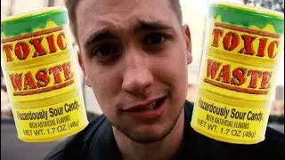 WE TRIED THE MOST SOUR CANDY IN THE WORLD (TOXIC WASTE CHALLENGE)
