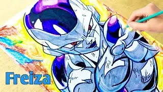 Drawing Frieza (Final Form) | Powerful Dragon Ball Villain Art Tutorial 🔥✨