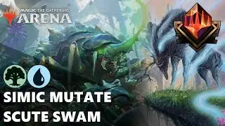 МУТАЦИЯ SIMIC с РОЕМ SCUTE в МИФИЧЕСКОМ режиме! Ладдер MTG Arena Bo3 Standard