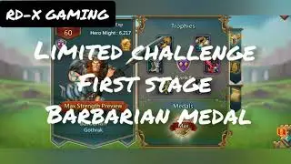 Lords Mobile - Barbarian Limited Challenge Stage-1