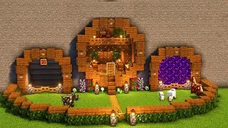 Minecraft Berghaus bauen Tutorial 1.21 - Haus im Berg bauen 1.21 Tutorial Deutsch