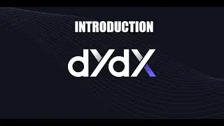 DYDX EXCHANGE & DYDX TOKEN INTRODUCTION