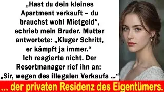 Mein Bruder wollte mein Strandapartment verkaufen – ohne zu wissen, dass mir das Resort gehört.