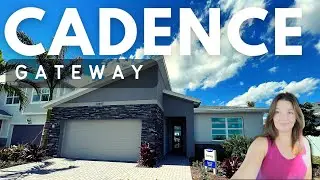 CADENCE - NEW CONSTRUCTION HOME TOUR IN CADENCE - THE GATEWAY MODEL IN PORT SAINT LUCIE, FLORIDA