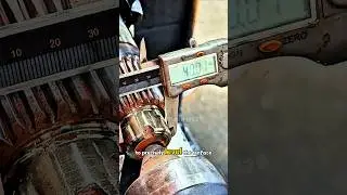 repair of damaged shaft threads#shorts #satisfying #working #welding