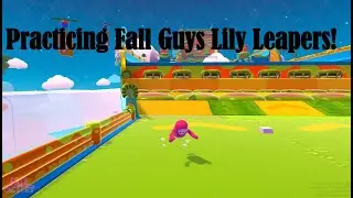 Fall Guys Practising Lily Leapers Limbo