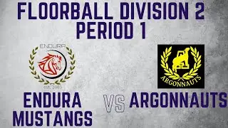 Endura Mustangs vs Argonnauts Period 1 SFL Floorball Division 2 2019