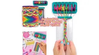 BRAID TASTIC BRACELET MAKER UNBOXING AND USING MY DAUGHTER NEW GIFT 30 +bracelet’s