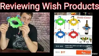 Glass bottle cutter from WISH review