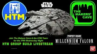 HTM Group Build Livestream - Bandai Perfect Grade Millennium Falcon #1