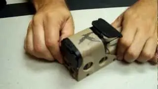 EOtech Camo 552 Red Dot Site Review with sun shade installed