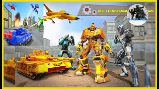 Tank Robot Game | Fight with Robots | Robot Transformer Games | New Games 2021 | Gameru Bros