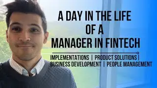 Day in the Life of a Manager in FinTech (Work From Home)