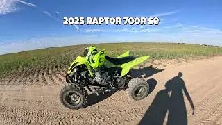 First Ride - BRAND NEW 2025 Yamaha Raptor 700R SE !