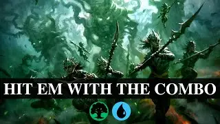 21 Hastey Flying Damage!! Combo Kills with Awaken the Woods + Tatyova | MTG ARENA | BO1 Standard |