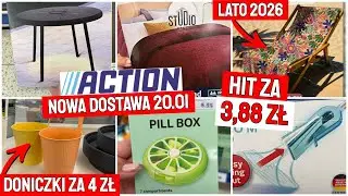 📍ACTION NOWOŚCI 20.01💥 SOLARNE STOŁY!! 😱😱 DONICZKI za 4 zł 💥 WOALOWE ZASŁONY, TANIE NARZUTY PRZEGLĄD