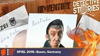 Detective Stories: Case 1- Fire in Alderstein - game overview at SPIEL 2019