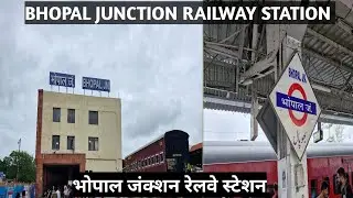 Bhopal Junction Railway Station 🚉 // भोपाल जंक्शन रेलवे स्टेशन 🚉 // Bhopal Railway Station